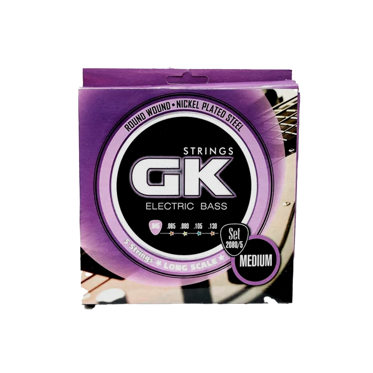 SET DE 5 CUERDAS PARA BAJO ELECTRICO CALIBRE .045-.130