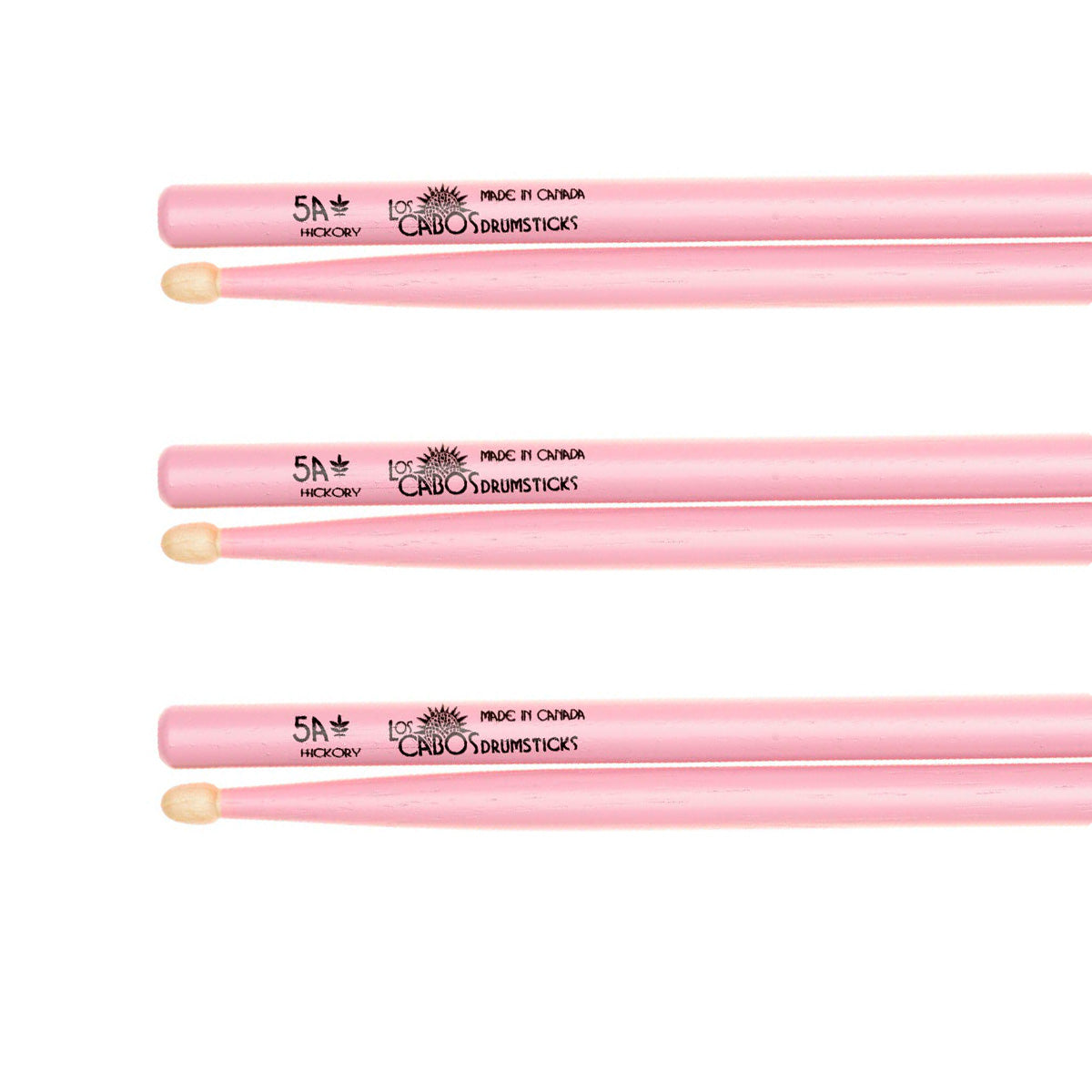 BAQUETA LOS CABOS 5A PINK HICKORY (EMPAQUE C/3 PARES)