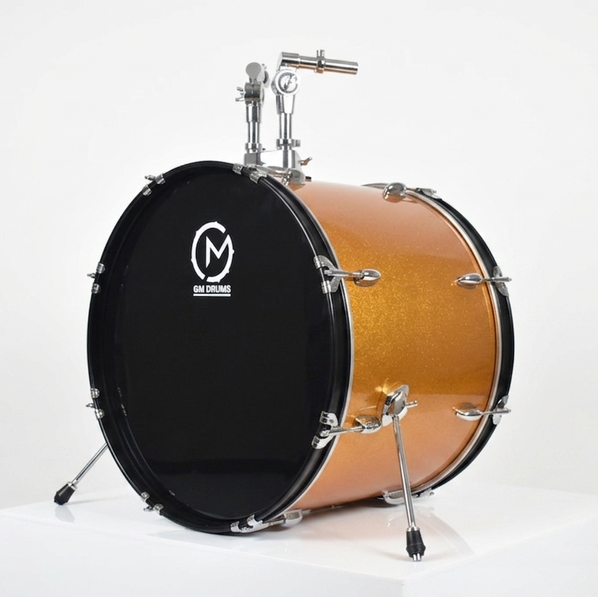 BATERIA GM DRUMS DORADA DE 5 PZAS