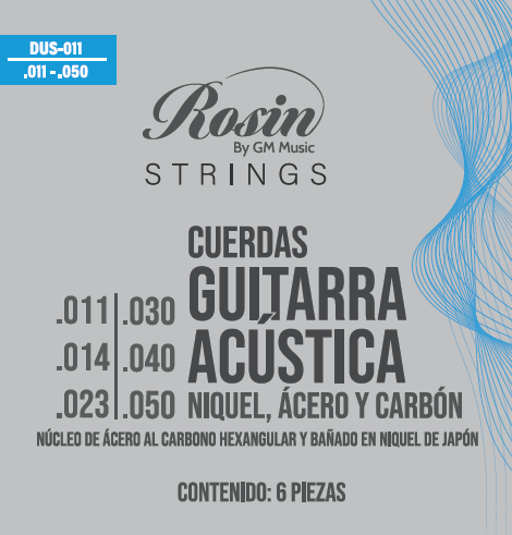 CUERDAS PARA GUITARRA ACUSTICA, NIQUEL, ACERO Y CARBON