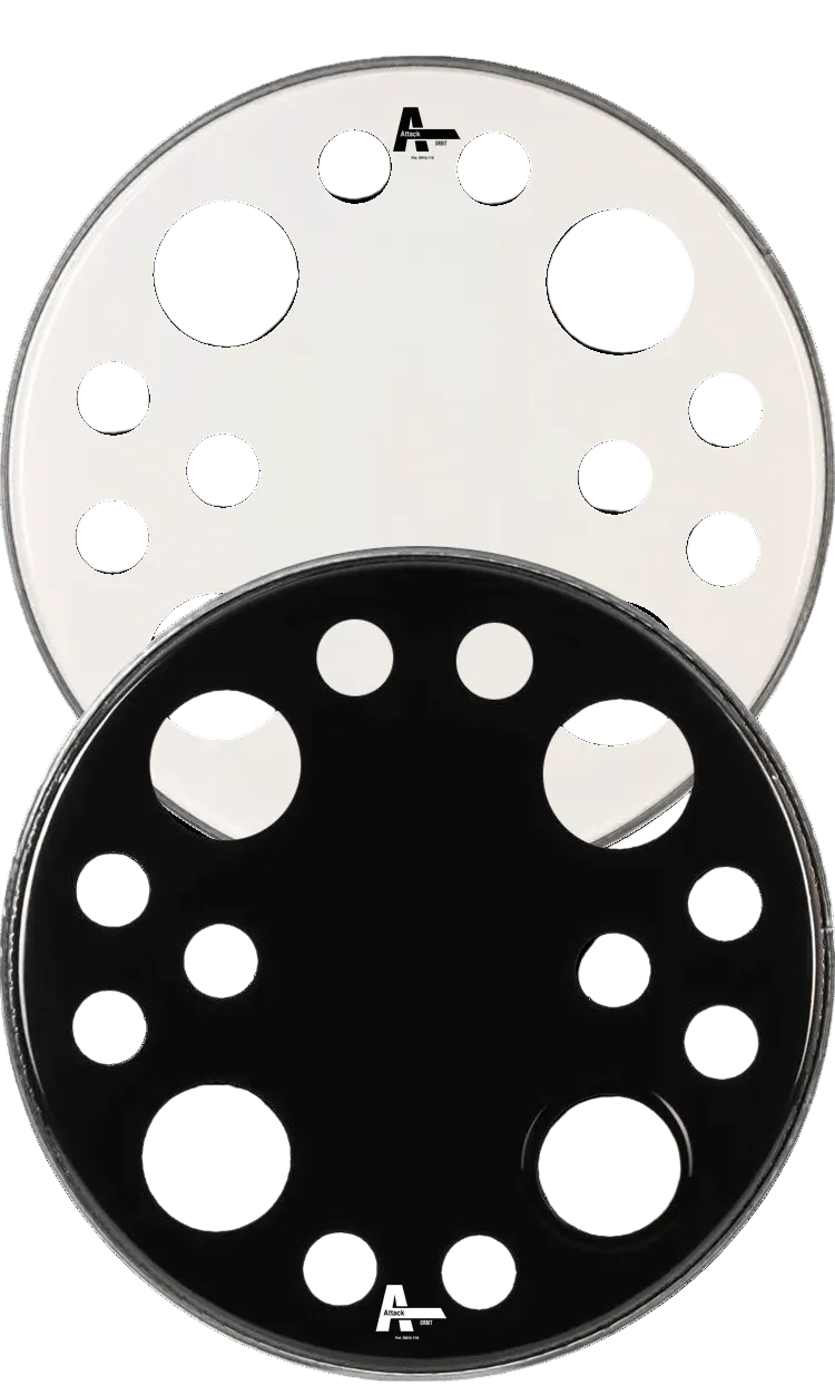 PARCHE 20" ORBIT DOBLE CAPA TRANSPARENTE/NEGRO