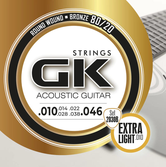 SET DE CUERDAS P/GUITARRA ACUSTICA DE BRONCE 80/20 CALIBRE