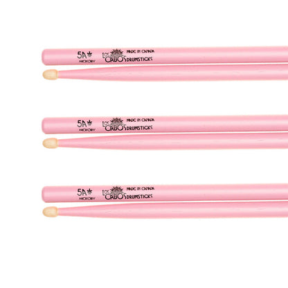 BAQUETA LOS CABOS 5A PINK HICKORY (EMPAQUE C/3 PARES)