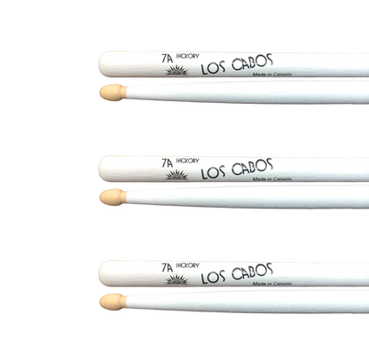 Baquetas 7A Hickory White Dip