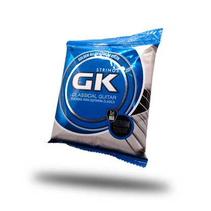 SET DE 6 CUERDAS DORADAS DE GUIT-CLASICA (AZUL)
