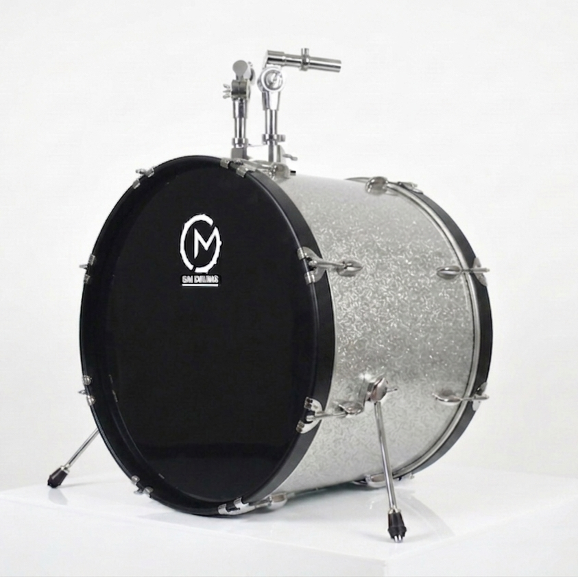 BATERIA GM DRUMS PLATA DE 5 PZAS