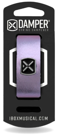 SORDINA EXTRA LARGA - XL - PARA GUITARRAS DE 7 A 12 CUERDAS BAJOS Y OTROS INSTRUMENTOS. COLOR PÚRPURA METÁLICO