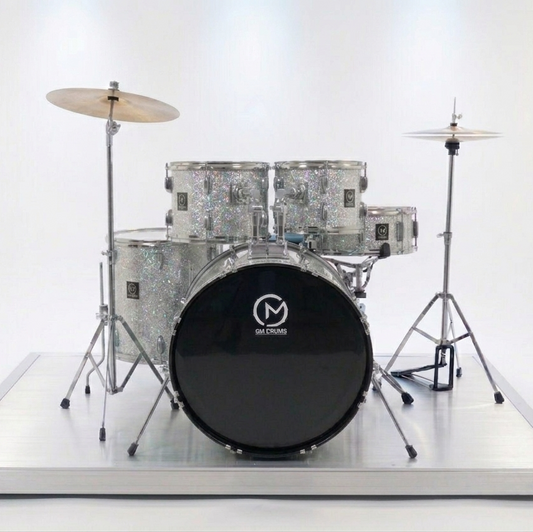 BATERIA GM DRUMS PLATA DE 5 PZAS
