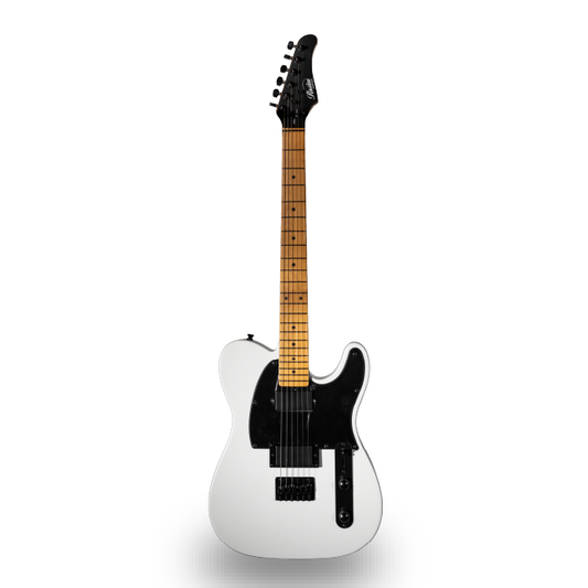 GUITARRA ELECTRICA DE 6 CUERDAS COLOR BLANCO MATE