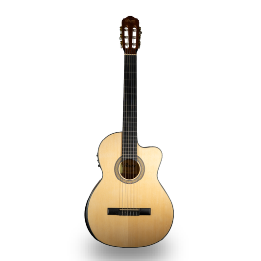 GUITARRA CLASICA CON ECUALIZADOR Y REPOSABRAZOS