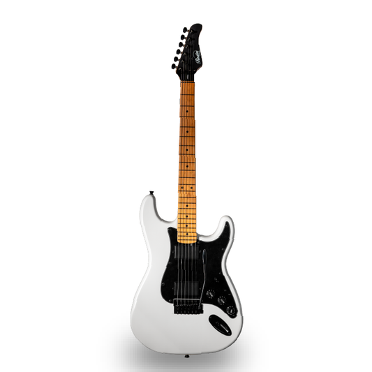 GUITARRA ELÉCTRICA DE 6 CUERDAS, COLOR BLANCO MATE