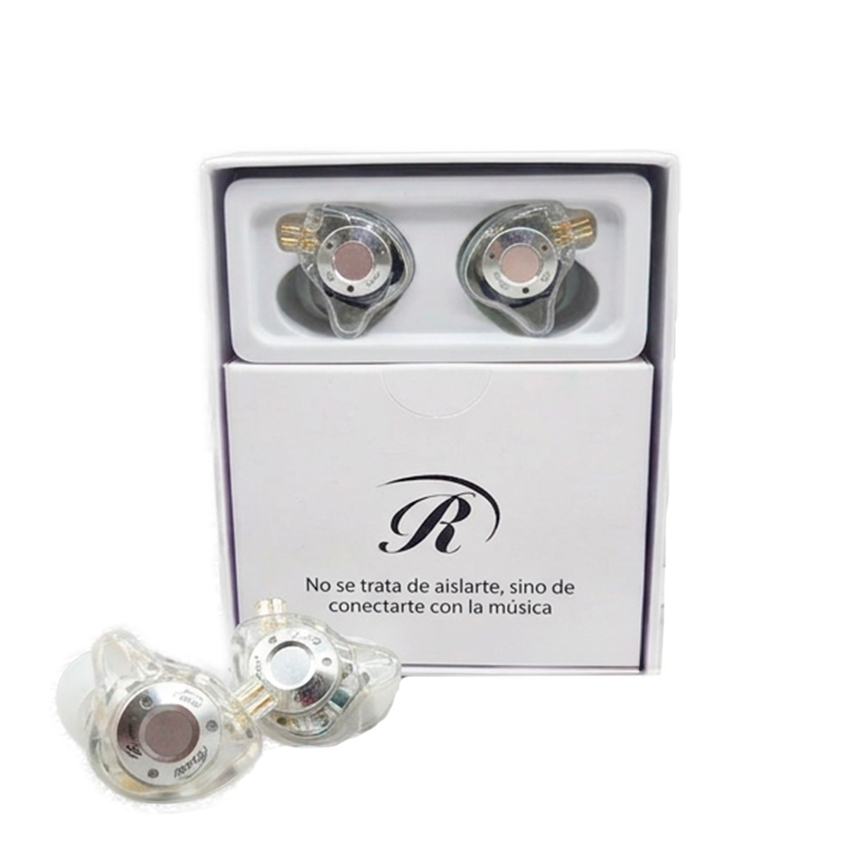 AUDIFONOS ROSIN TRANSPARENTE