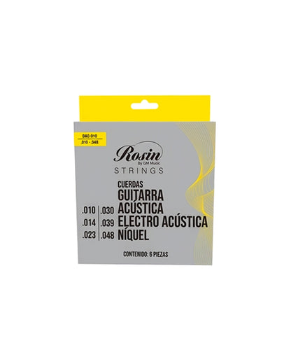 CUERDAS PARA GUITARRA ACUSTICA Y ELECTRO ACUSTICA DE NIQUEL